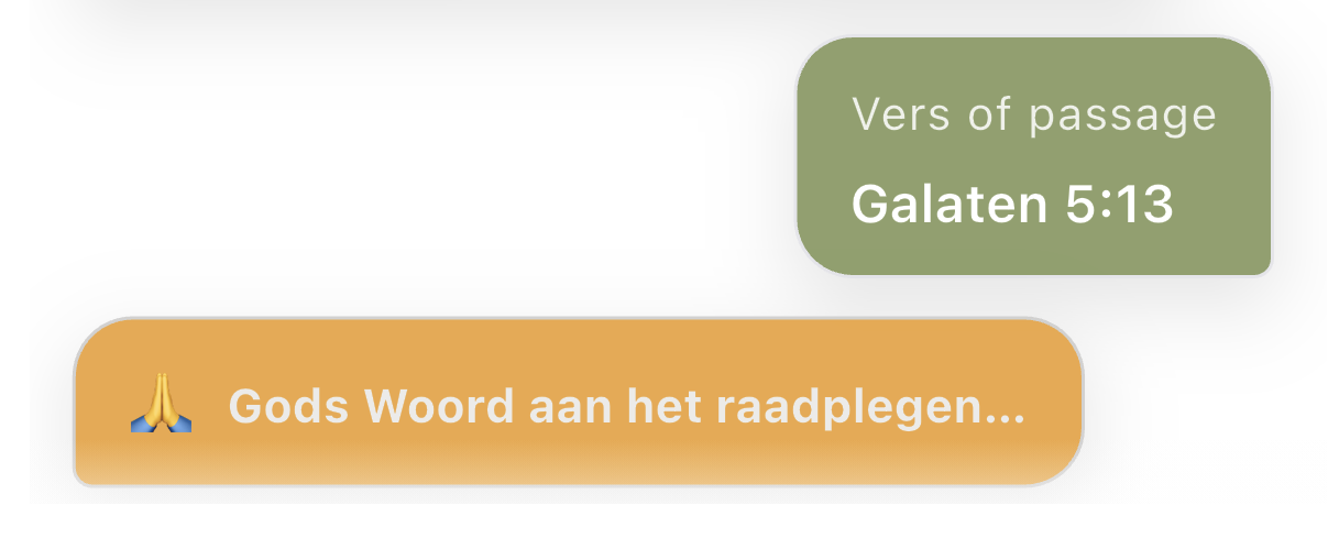 Een Bijbelpassage in Sola ScripturAI
